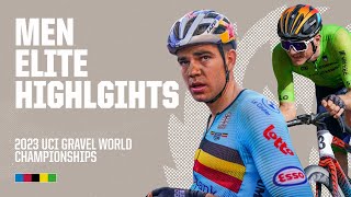 Men Elite Highlights  2023 UCI Gravel World Championships [upl. by Earehs530]