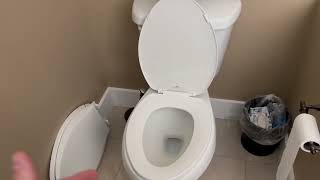 Church 170TL 000 Elongated Toilet seat Review CLEANS UP SUPER EASY [upl. by Tom]