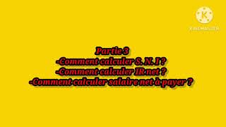 COMMENT CALCULER SNI IR Net salaire net a payer [upl. by Hintze]