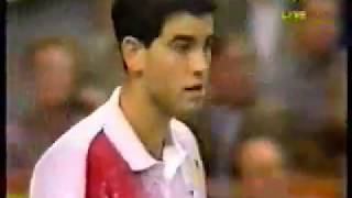 Antwerp 1993 SF Sampras vs Pioline [upl. by Elihu]