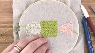 Learn to punch needle with thread floss  ‘the basics’ [upl. by Odnavres]