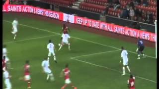 GOAL Saints 11 Arsenal Gervinho [upl. by Enelrats302]