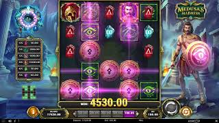 INSANE WIN ON MEDUSAS MADNESS  Demo Slots [upl. by Anitel]