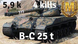 BC 25 t  Master  59 Damage  4 Kills  World of Tanks [upl. by Akenn194]