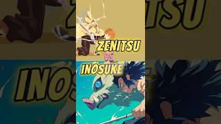 Inosuke Vs Zenitsu inosuke zenitsu demonslayer demonslayeredit [upl. by Burtis]