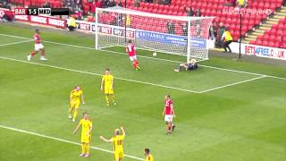 Conor Hourihane makes it five stunning goals  Barnsley v MK Dons [upl. by Siletotsira]