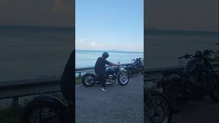 Yamaha dragstar 400 bobber custom  Exhaust sound yamaha custombike bobber classicbikes [upl. by Norby]