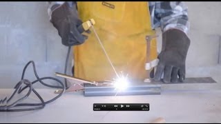 Souder à larc  Tuto bricolage avec Robert pour apprendre la soudure à larc [upl. by Nnayllehs]