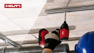 Solución en instalaciones  Anclaje de tornillo Hilti HUS3PL6 [upl. by Ronda]