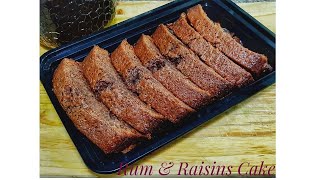 Raisins amp Rum Cake  Raisins cake made with Rum  Christmas Special cake recipe recipes to share [upl. by Chrisoula]