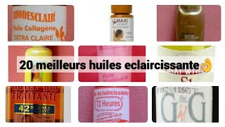 👌Top 20 des meilleures huiles eclaircissantes 👍 [upl. by Lisab]