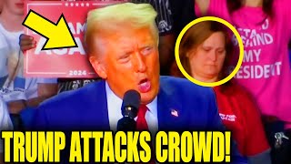 Trump ATTACKS OWN CROWD As Speech Takes SHOCKING Turn [upl. by Pierrette]