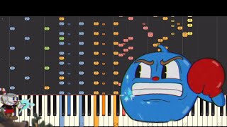 Cuphead  Ruse Of An Ooze  Piano Remix  Cover  Tutorial [upl. by Macgregor]