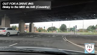 Out for a Drive  45  Binley to the M69 Coventry October 6th 2024 [upl. by Akiemehs]