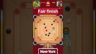 🤣One Hand fair finish 💯 Haris gaming 💥😲👑carrompool shorts carrom [upl. by Adnuahs626]