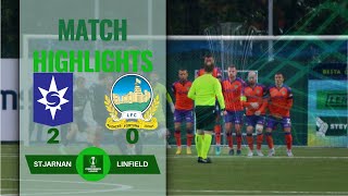 STJARNAN 2 0 LINFIELD HIGHLIGHTS  UEFA CONFERENCE LEAGUE 1ST ROUND  110724 [upl. by Chien692]