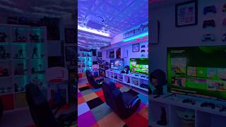 Gameroom tour in 29s before changing the floor 💪 gaming setup gamingsetup gamer setupgamer [upl. by Fish667]