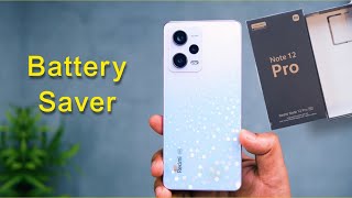 How to Fix Redmi Note 12 Pro Battery Drain Problem  Redmi Note 12 Pro 5G Battery Saver Settings [upl. by Viviene519]