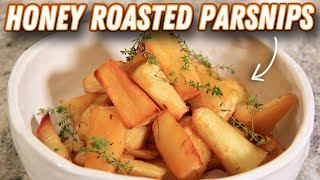 Honey Roasted Parsnips  The Only Honey Roasted Parsnips Video Youll Need [upl. by Sabir]