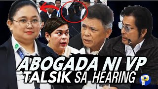 ABOGADA ni VP Sara Duterte pinatalsik sa house hearing sa hindi pagtake ng oath [upl. by Aniles]