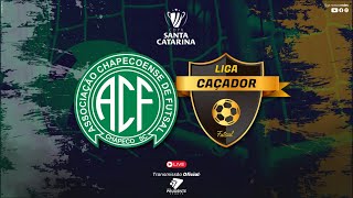 CHAPE FUTSAL x CAÇADOR  COPA SANTA CATARINA DIA 09112024  AO VIVO E COM IMAGENS [upl. by Kaya299]