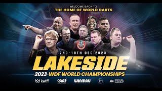 WDF World Darts Championship Live Session 2 [upl. by Enerol]