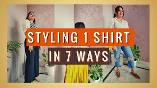 Styleitwithme Ep 5 How to Style a White Shirt• Casual Boho Party Outfits• DIKSHITA PUNETHA [upl. by Urquhart]