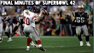 Final 2 Minutes Of Super Bowl 42 [upl. by Agarhs]