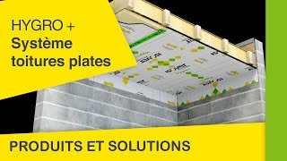 Hygro le système pour isoler des toitures plates en bois par lintérieur  Les Solutions Isover [upl. by Fesoy834]