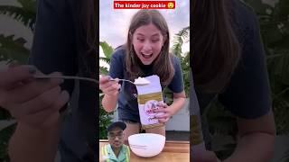 The KINDER JOY Cookie 🍪😱 viral shorts [upl. by Viafore]