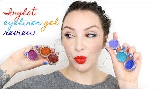 My Inglot AMC Eyeliner Gel collection amp rave review [upl. by Akym]