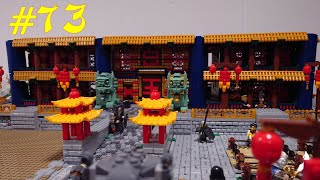 Der große Palast wird außen fertig  antike chinesische LEGO®BlueBrixx Stadt 73 [upl. by Cirdec79]