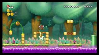 New Super Mario Bros Wii  Star Coin Location Guide  World 7MidCastle  WikiGameGuides [upl. by Elatnahs]