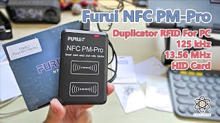 Furui NFC PMPro Reader Writer 125kHz 1356MHz Clone Encryption Duplikat [upl. by Gleda]