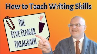 How to Teach Writing Skills The Five Finger Paragraph [upl. by Basham123]