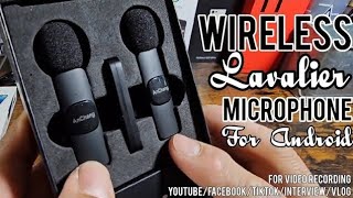 Wireless Lavaliere Microphone Review for AndroidUSB TypeC [upl. by Monti]