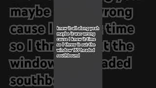 Lyrics “Southbound” [upl. by Burlie]