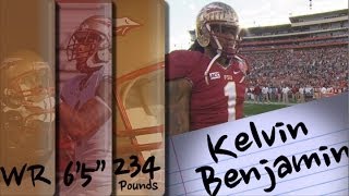 Official Highlights  Florida State WR Kelvin Benjamin [upl. by Atyekram]