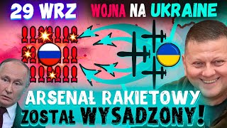 29 WRZ Najpotężniejsze rakiety zostały zniszczone  Wojna na Ukrainie [upl. by Yliab]