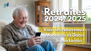 Retraites  voici les nouveaux montants et les dates de versement pour 20242025 [upl. by Irot]