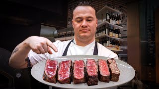 How Michelin Chefs Cook Steak From Blue to Well Done [upl. by Mosenthal]