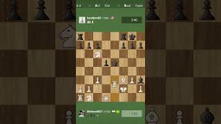 Patrovs Defence Steinitz Attack 💀💀 Wild game🦾🦾 chess chesss games chessmates [upl. by Aniuqal]