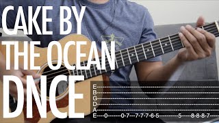 quotCake By The Oceanquot By DNCE Guitar Tutorial [upl. by Annawd]