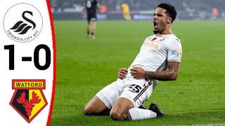 Swansea vs Watford 10 All Goals and Extended Highlights [upl. by Nerti597]