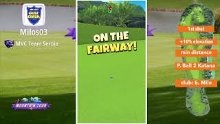 Drumore Links Hole 3￼ par 5 Golf Clash Tour 8 [upl. by Hoxie]