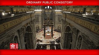 Pope Francis – Ordinary Public Consistory 20180628 [upl. by Ielak]