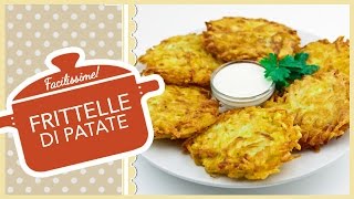 FRITTELLE DI PATATE  ROSTI  Potato Pancakes sub eng [upl. by Hakaber447]