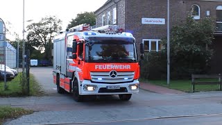 Einsatz während Fotoshooting Neues HLF 20 der FURW 3 der Feuerwehr Bremen auf Einsatzfahrt [upl. by Aernda]