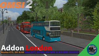 Omsi 2 Addon London Live Route 415 amp more  Volvo B7TL ALX400 [upl. by Bugbee]