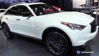 2017 Infiniti QX70 Limited  Exterior and Interior Walkaround  2017 New York Auto Show [upl. by Yrrap]